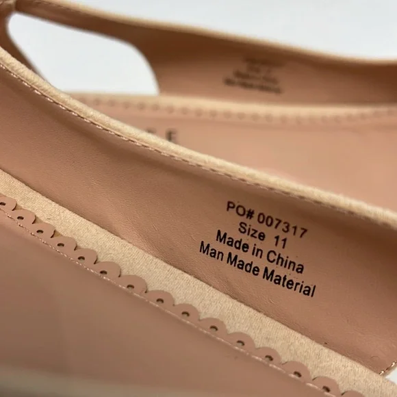 Journee Collection Bindi Nude Kitten Heel Bow and Tassels Side‎ Cutouts Pump 11 - Picture 11 of 16